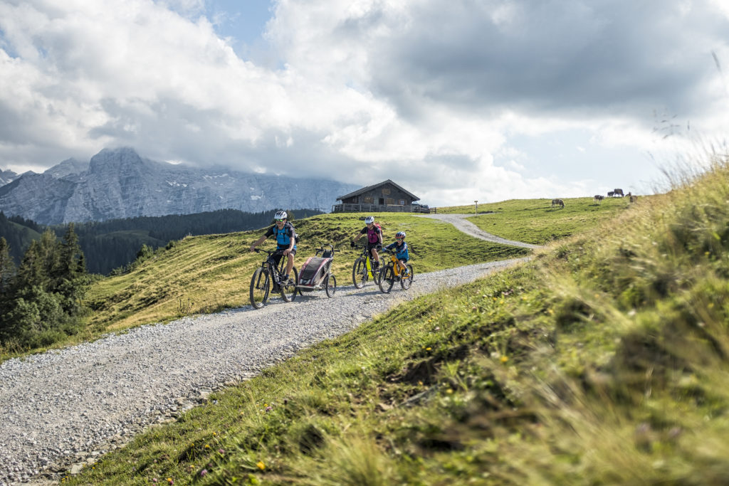 Met de E-MTB door het Salzburger Saalachtal in Oostenrijk